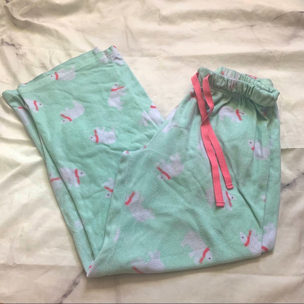 Fleece Polar Bear Pajamas - Small